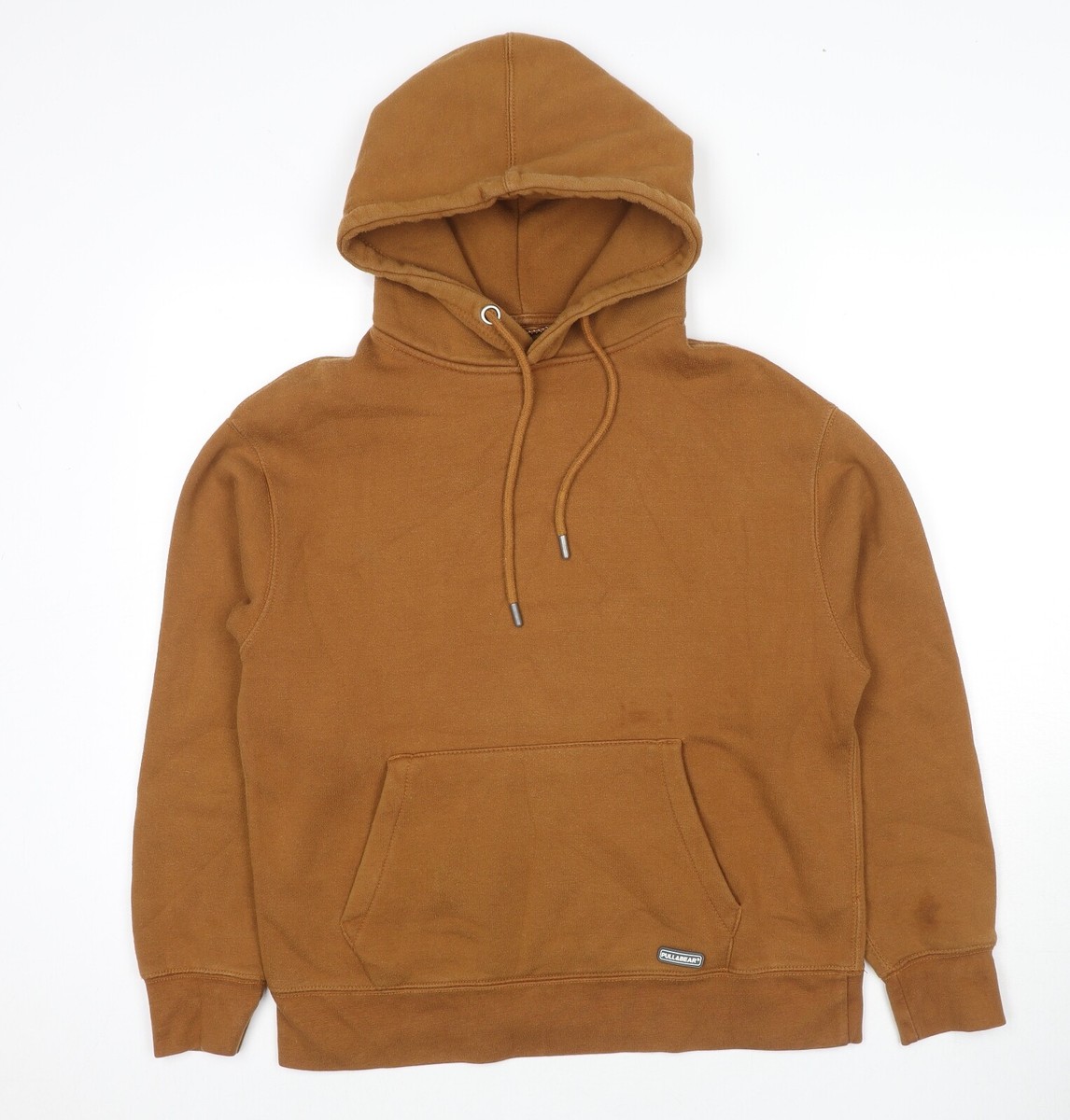 Pull&Bear Womens Brown Cotton Blend Hoodie Size S