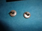 Beautiful Vintage Trifari Pearl off White Large Round Clip On Earrings — photo 4