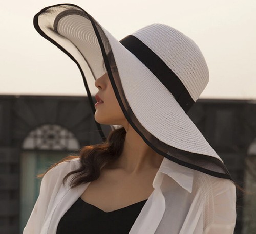 Sun Hat Lady Wide Brim Hat Summer Straw 