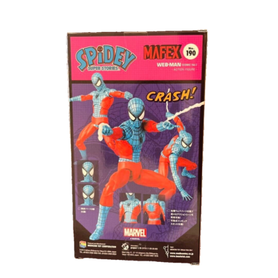 新品未開封　MAFEX No.190 WEB-MAN Comic ver. New Medicom Toy Mafex No.190 Web-Man Comic Ver. Spider-man ABS PVC
