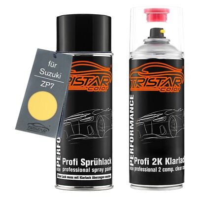 Autolack 2K Spraydosen für Suzuki ZP7 Sunshine Lemon Yellow Pine Apple Yellow