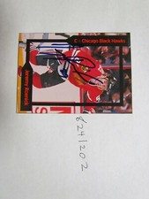 1991-1992 Bowman Jeremy Roenick SIGNED Hockey CARD BECKETT PRE-CERTIFIED 