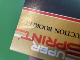 Super Sprint Nintendo NES Manual Instruction Booklet