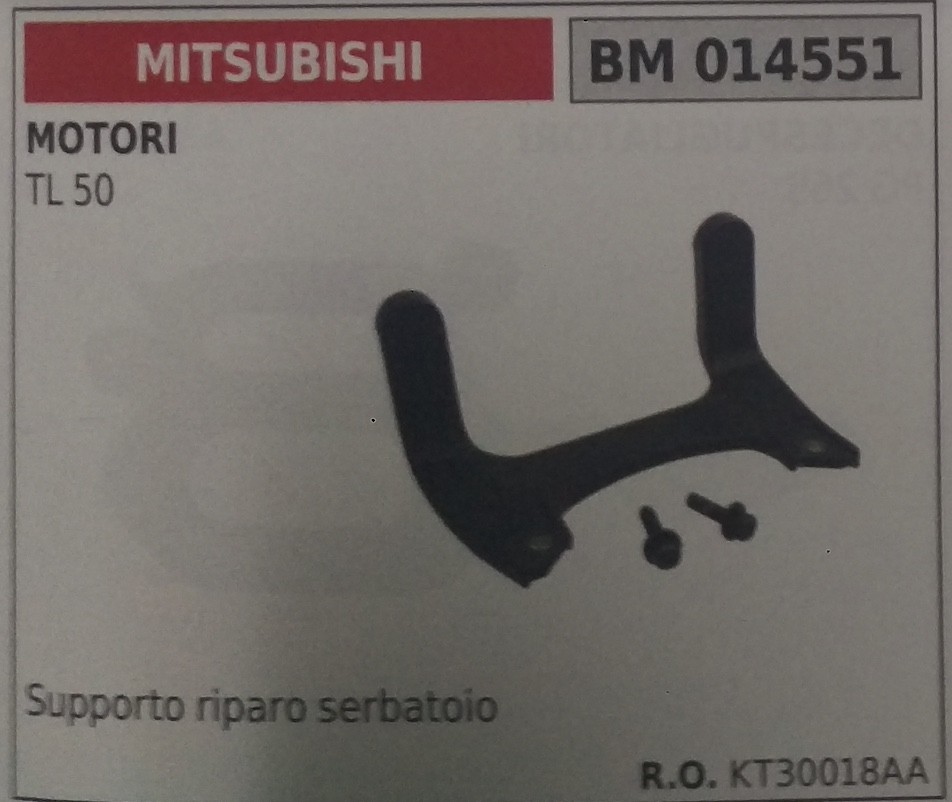 Ricambio Mitsubishi TL 50: Supporto Serbatoio KT30018AA Originale