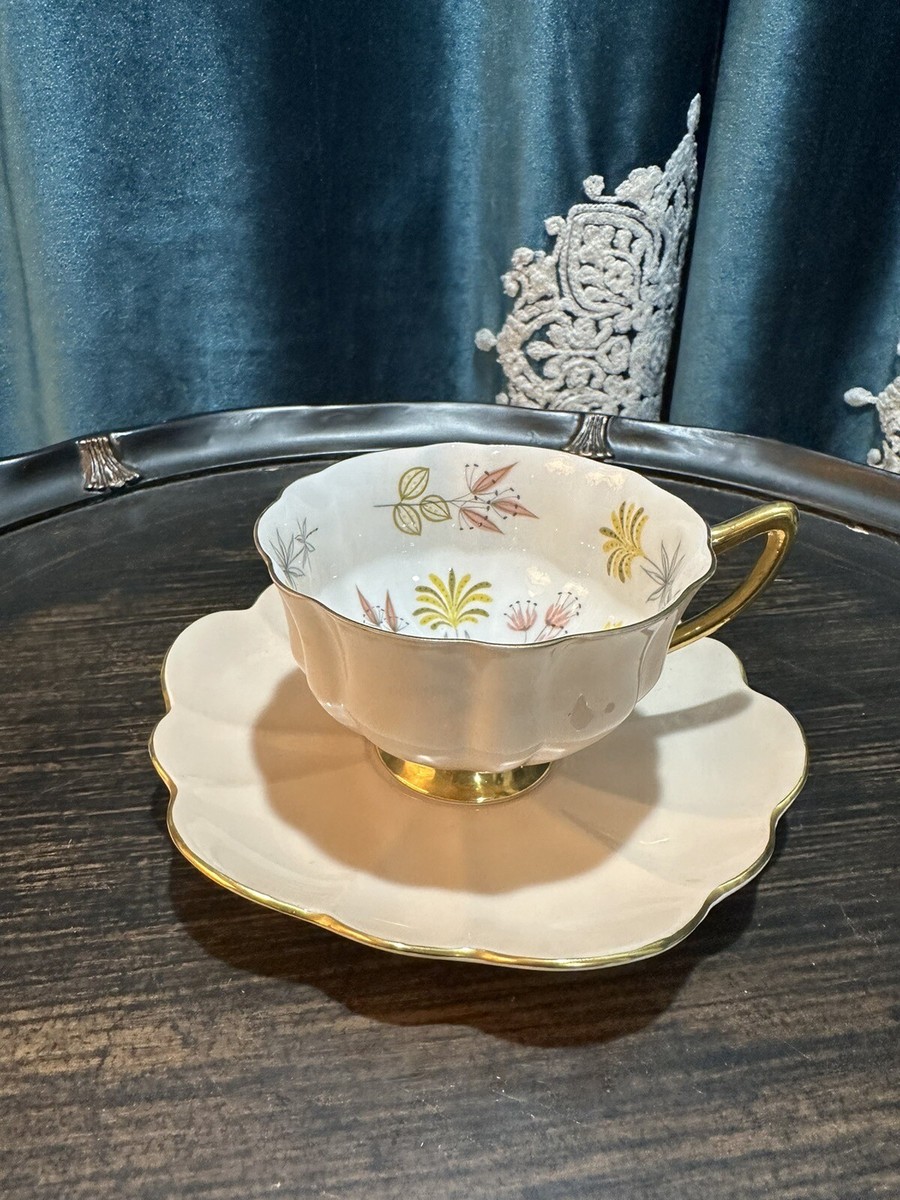 Rare SHELLEY Athol Shape Teacup And Saucer, Made In England