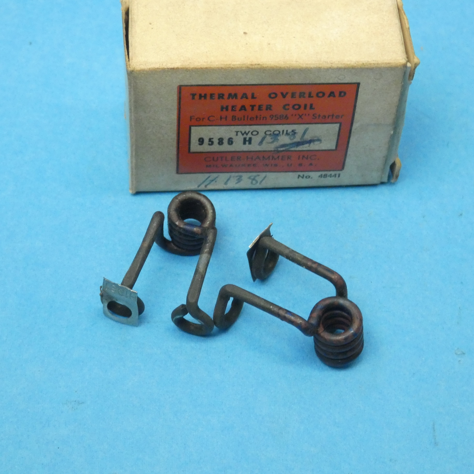 Cutler Hammer 1381 Thermal Overload Relay Heater Element QTY 2 NIB/NOS