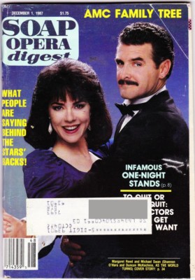 SOAP OPERA DIGEST Magazine Dec 1, 1987 Margaret Reed Michael Swan John Stamos