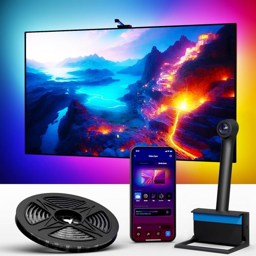 Smart LED Backlight with HD Camera for 55-65 inch TVs - Voice & App Control - Picture 3 of 8