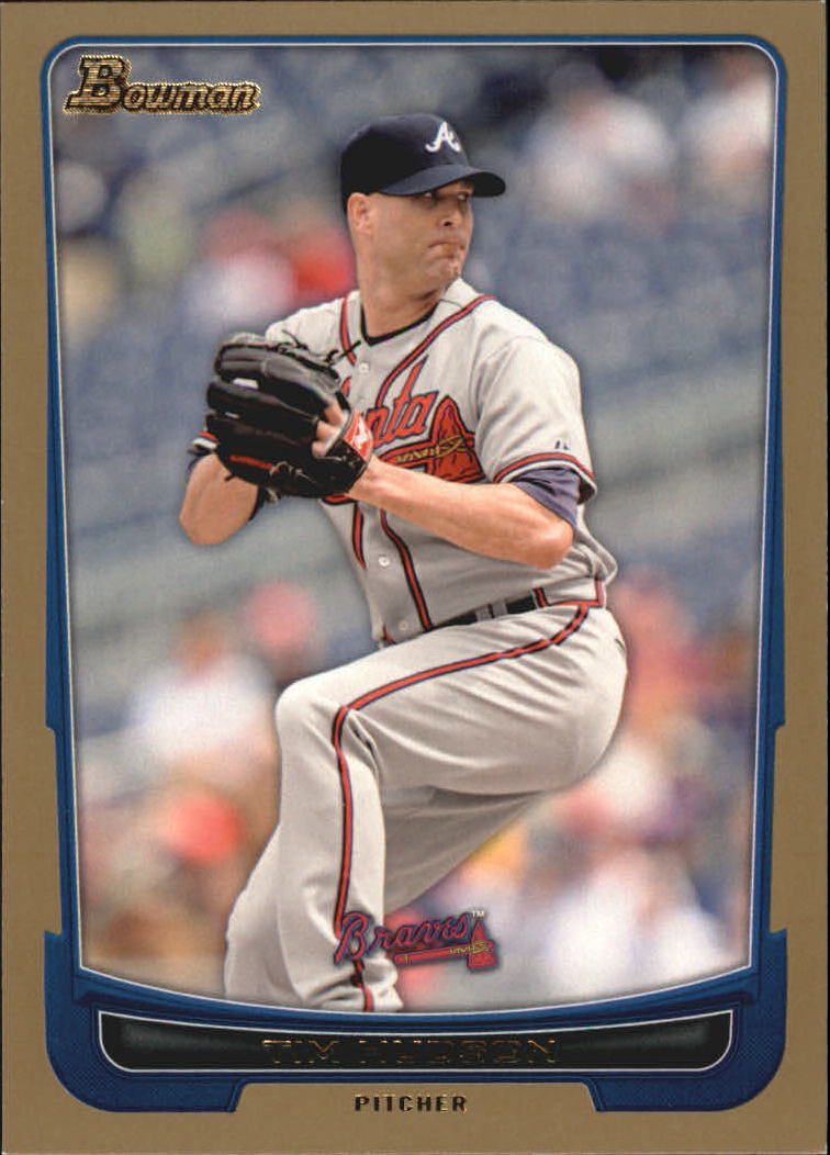 2012 Bowman Baseball "Main Set Gold" Parallel cards