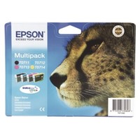Epson C13T07154012 T0715 Tintenpatrone Multipack Bk,C,M,Y 7,4Ml+3X5,5Ml VE=4