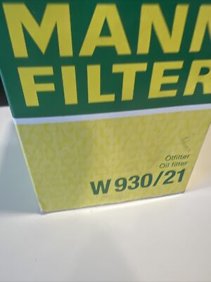 MANN-FILTER W930/21 For Audi A4 A6 V6