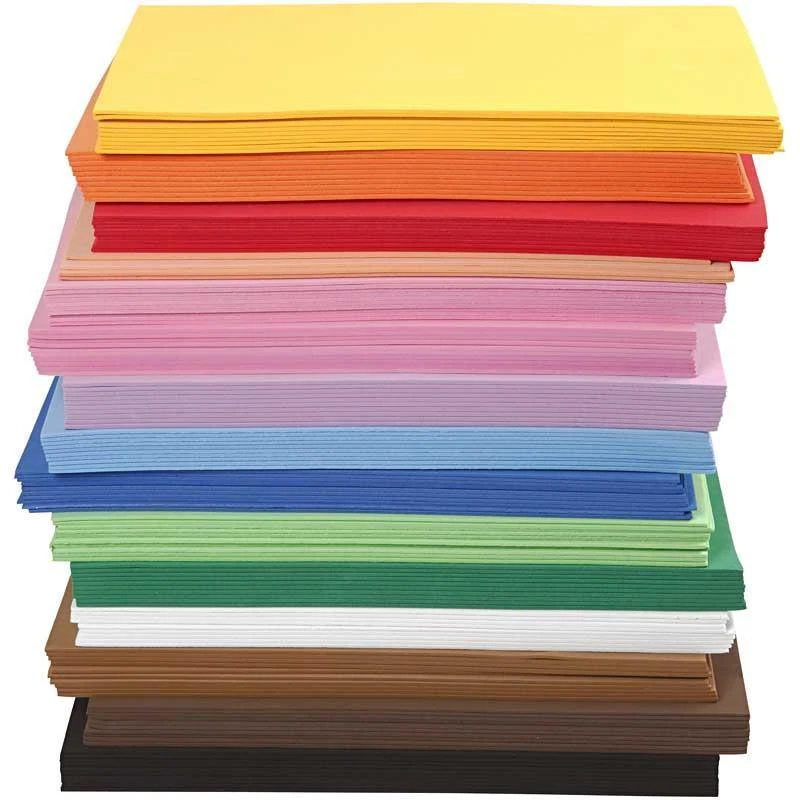 Moosgummiplatten selbstklebend (29,17 €/m²) 20 x 30 cm Moosgummi wahlweise