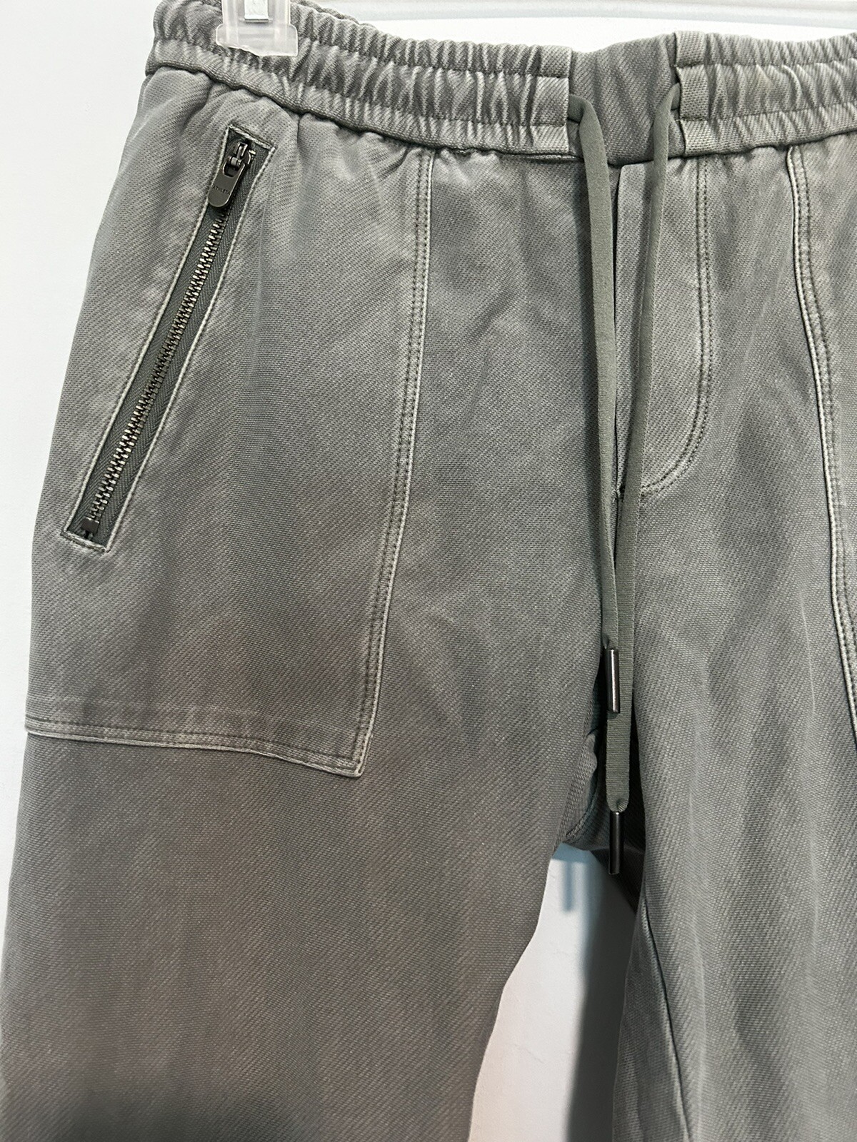 ATHLETA WOMEN'S GREEN ELASTIC WAIST FARALLON ZIP JOGGER PANTS SIZE 2 eBay