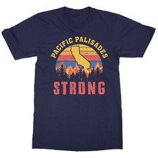 Pacific Palisades Strong Tee - California Fire Retro Unisex T-Shirt
