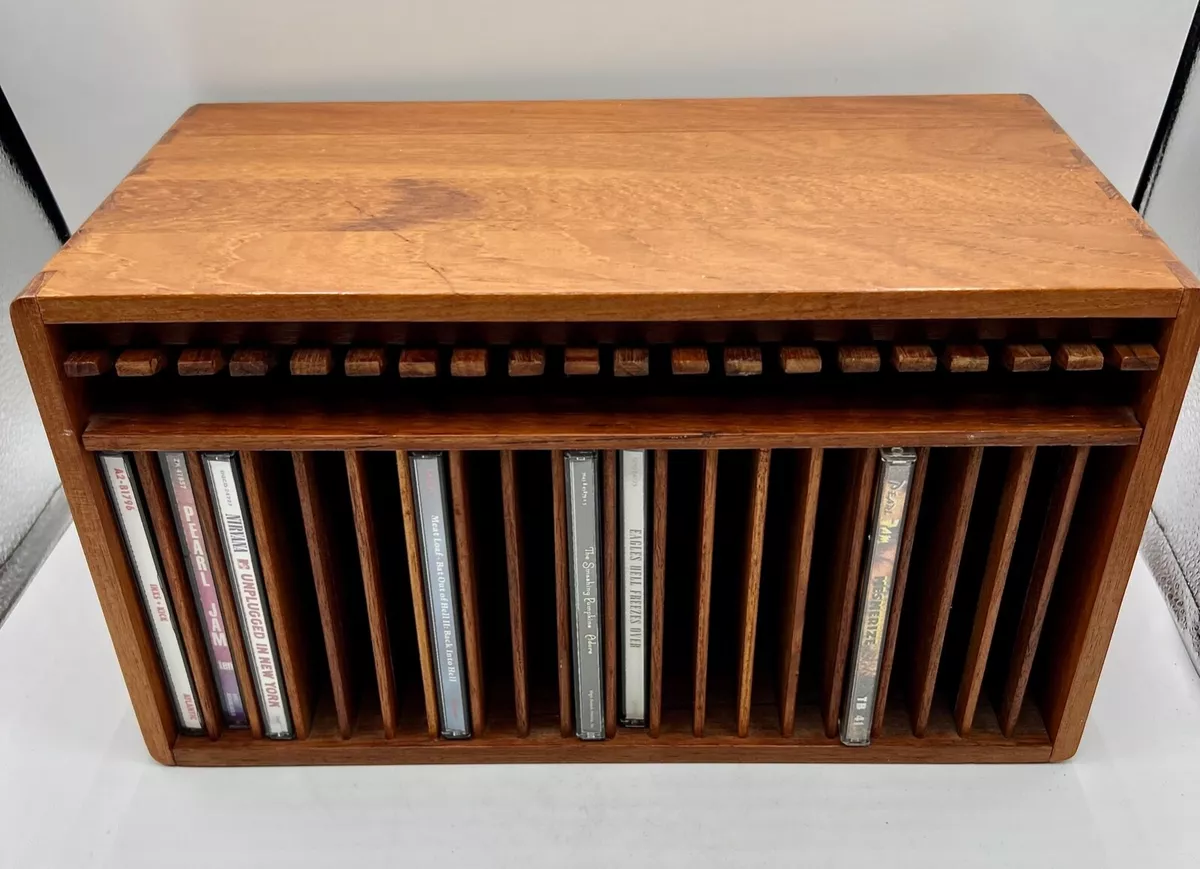 Wood sale cd rack