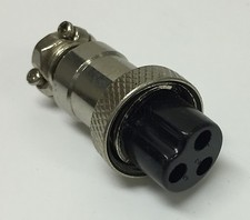 3-pin 1/2" 12.7mm female scooter charger's plug end connector Dualtron Inokim