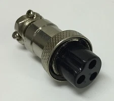 3-pin 1/2" 12.7mm female scooter charger's plug end connector Dualtron Inokim