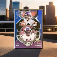 2020 CULPEPPER & ALLEN SP #'d /99 Panini BLUE PRIZM Contenders Optic X'S & O'S 