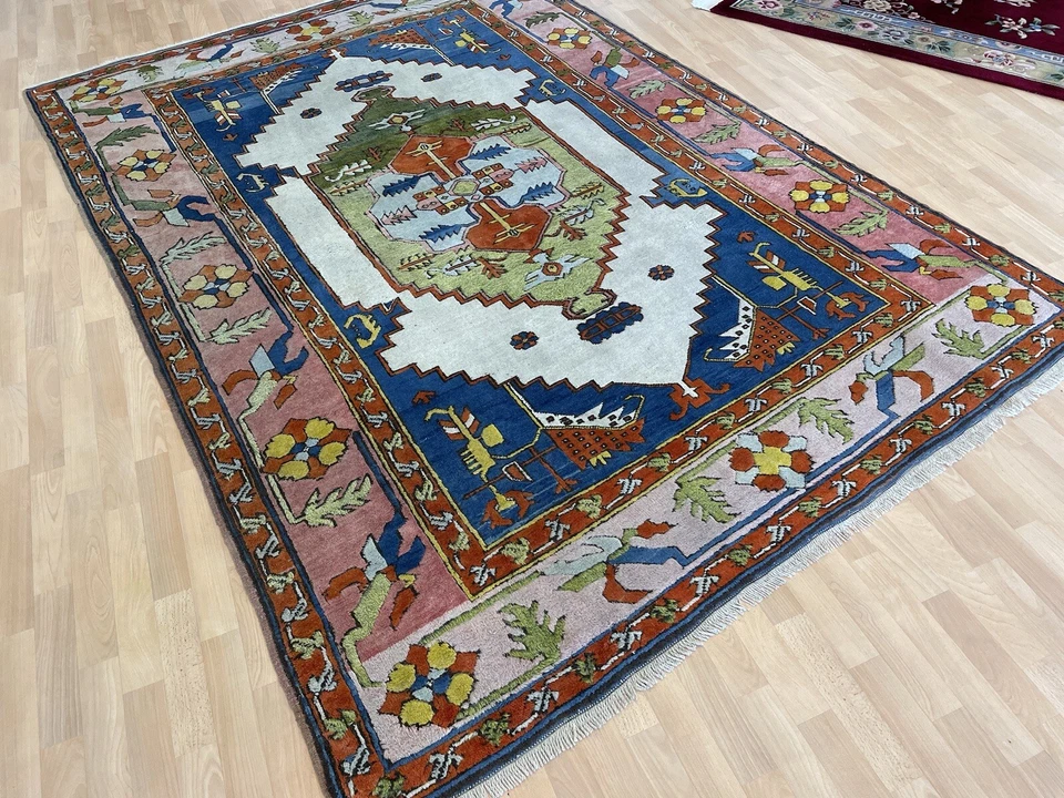 Antiker Teppich Aus Anatolien Top Qualität Und Design Handgeknüpft 275x200 Edel - Bild 2 von 4