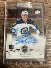 SAMI NIKU 2018-19 Clear Cut Rookie Autograph