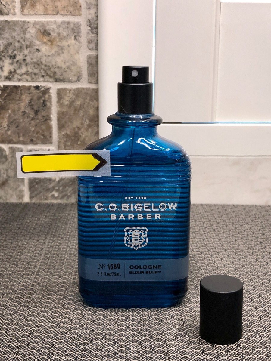 C O Bigelow BARBER Elixir BLUE Cologne 1580 oz Bath Body