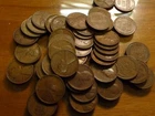 1927-P  Lincoln Cent Penny Roll of 50 No Junk Just Wear Circulated SKU# 27517