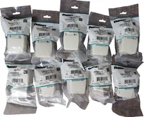 QTY 10 Panduit CBXQ2IW-A Mini-Com 2-Port Surface Mount Box / Quick Release