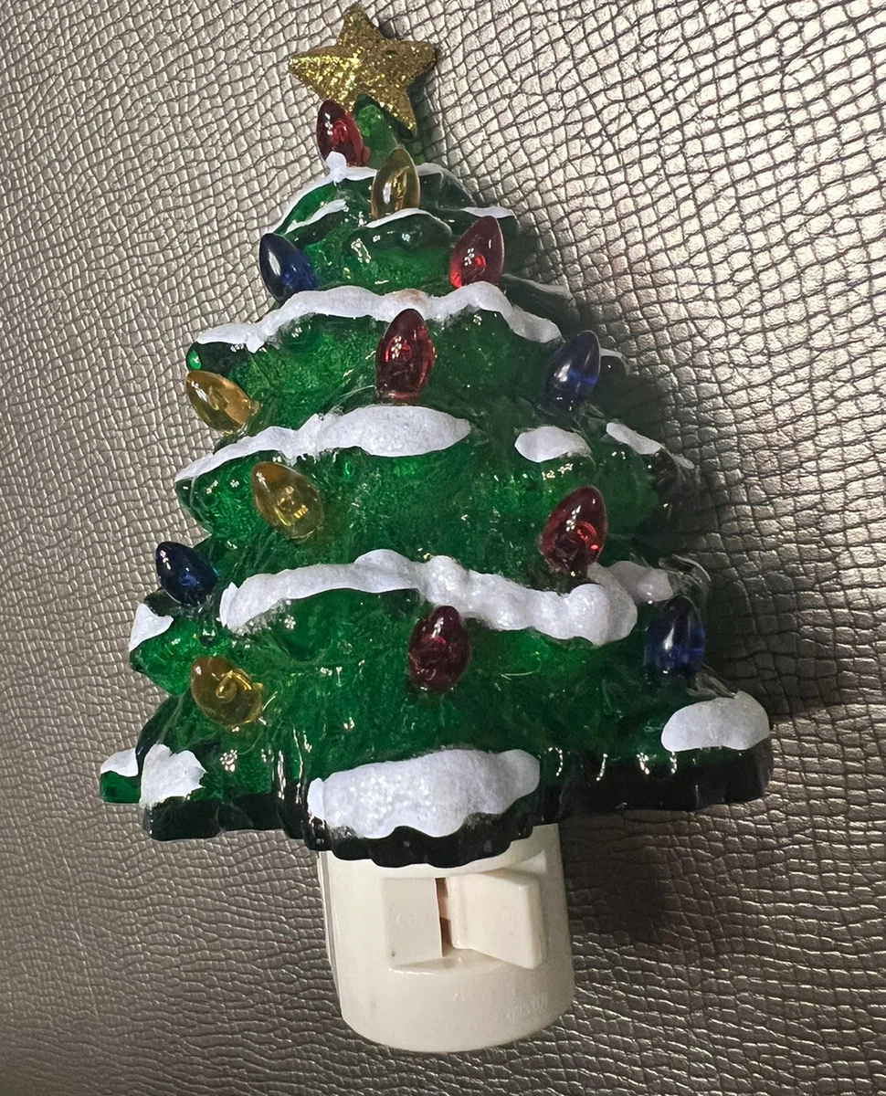 Christmas tree night light plug in deals