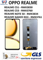 Oppo Realme Note 50 - RMX3760 Display Touchscreen Lcd Pari Original Schwarz Gls