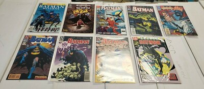 BATMAN 9PC (VF) NEWSSTAND, BATMAN RETURNS, SEDUCTION OF THE GUN, PRODIGAL1987-95