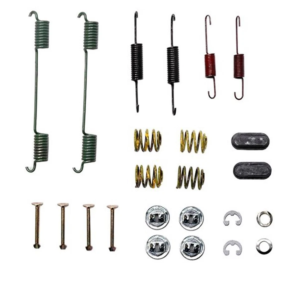 Tambores de freno traseros y zapatas de freno kit de resorte de hardware para Dodge Omni 1985 1986 NUEVO Foto 2 de 4