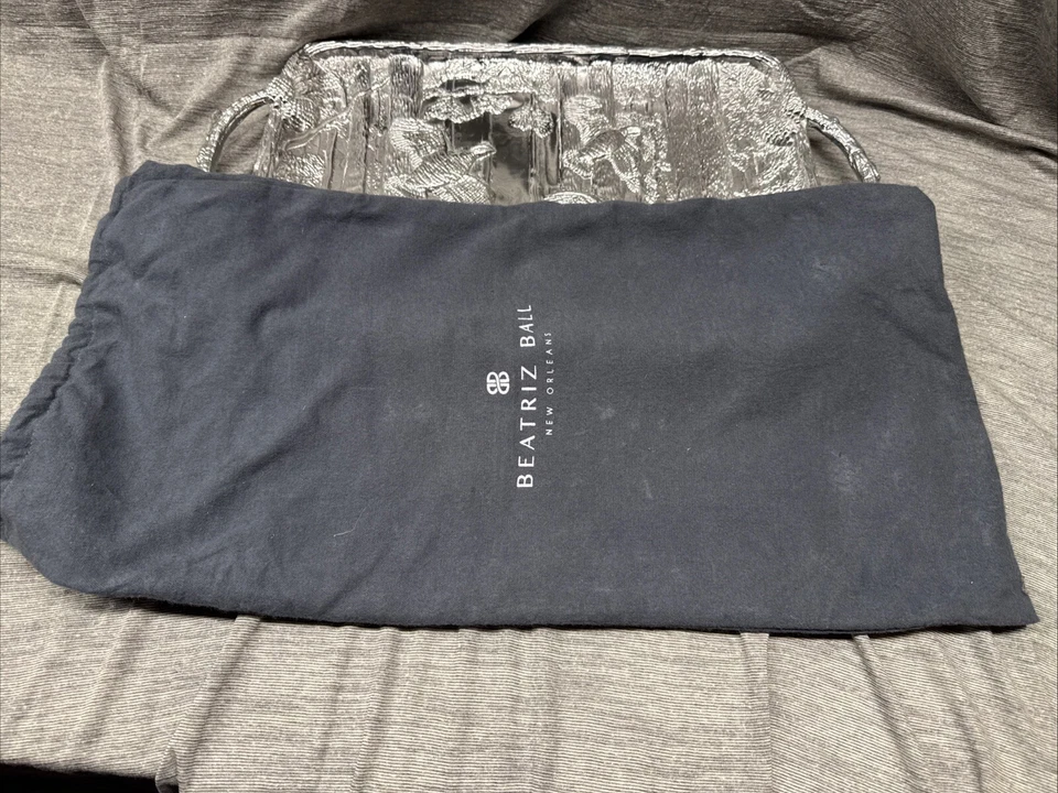 Beatriz Ball FOREST Quail Tray with Twig Handles - Image 4 of 4