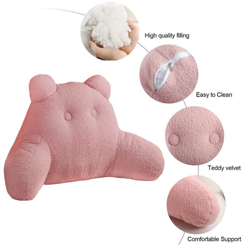 Reading Pillow for Kids Bed Rest Pillow With Arms Small Back Cushion - Picture 65 of 70