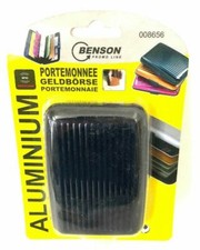 Brieftasche Alu Geldbörse Metall Etui Portemonnaie Sicherheit Münzspender Case