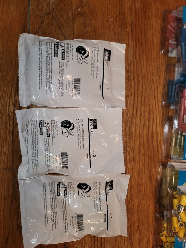 Ideal Insulated Cable Clamps 3 Packs