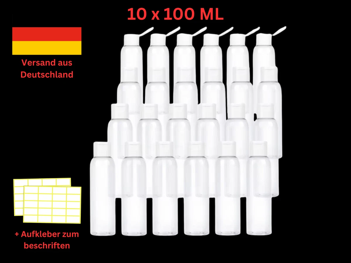 Bottiglie da Viaggio in Silicone, 4 Pezzi Contenitore Cosmetico 20ml Vaso Crema Vuoto con Tappo a Vite per Shampoo, Balsamo, Crema, Lozione multicolore