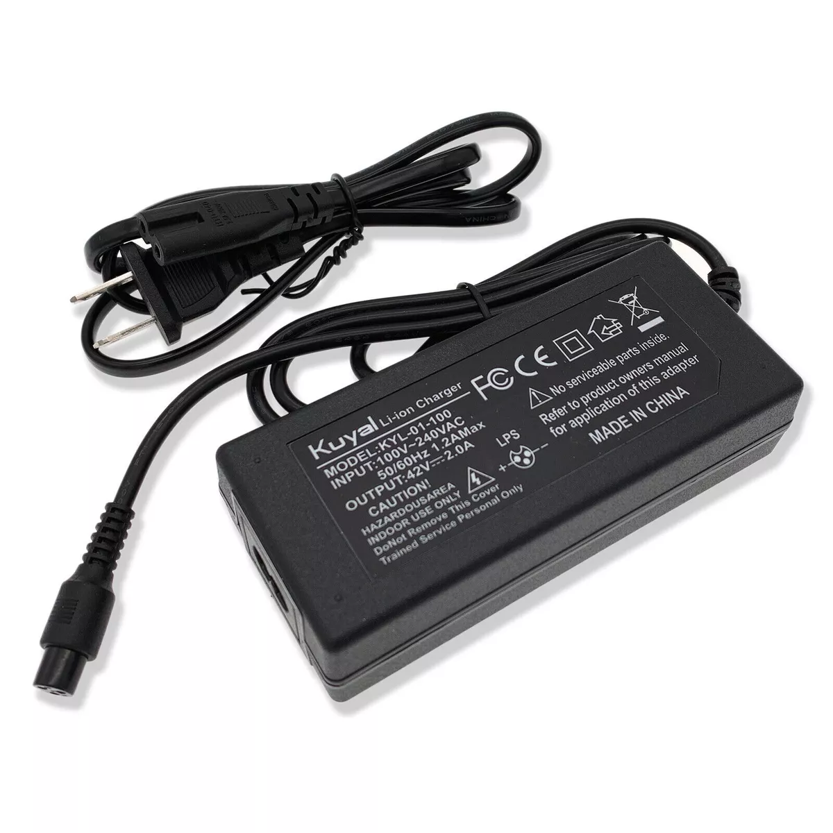 1Pc Battery Charger for Scooter Hover Board Unicycle Self