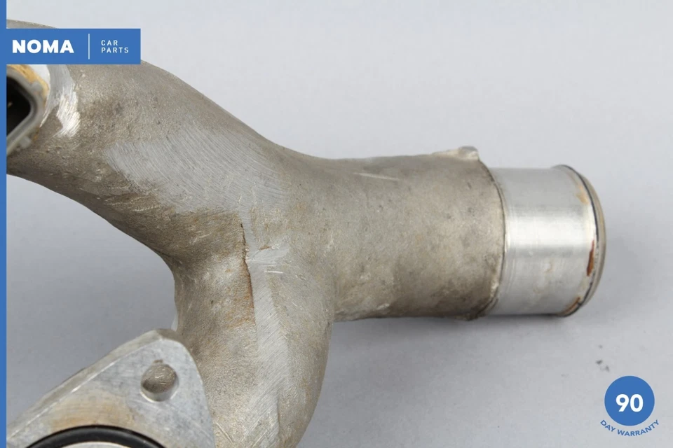 00-02 Jaguar XKR XK8 X100 Termostato Cubierta Metal Refrigerante Manguera NCC22458CC OEM Foto 2 de 4