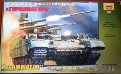 1:35 Zvezda Bmpt ''Terminator'' Bausatz Z3636 Model