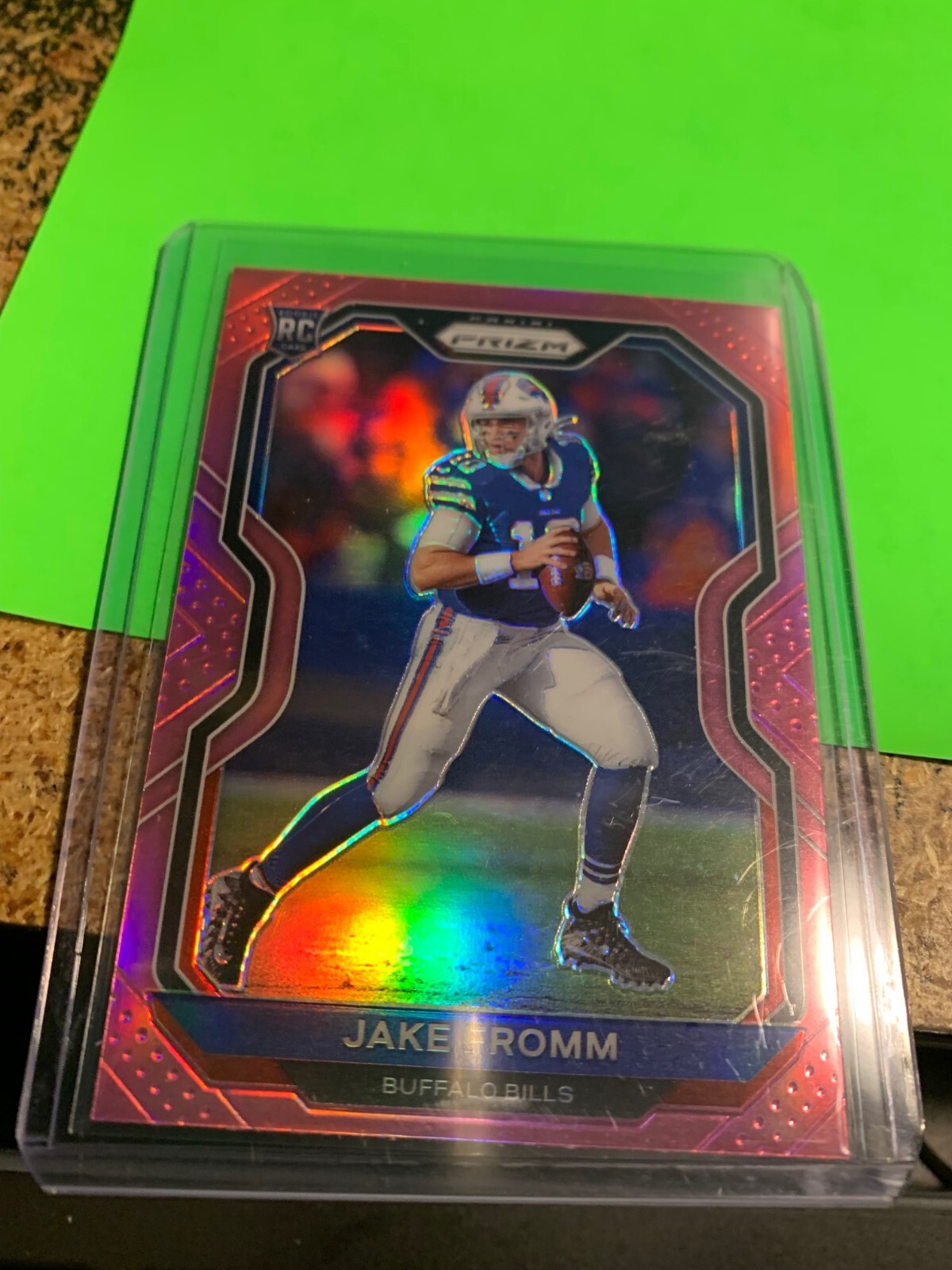 2020 PANINI PRIZM JAKE FROMM ROOKIE PINK PRIZM ~ #310