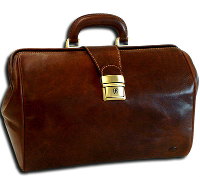 BORSA MEDICO IN PELLE DI BERARDINO ARTIGIANALE NUOVA MADE IN ITALY