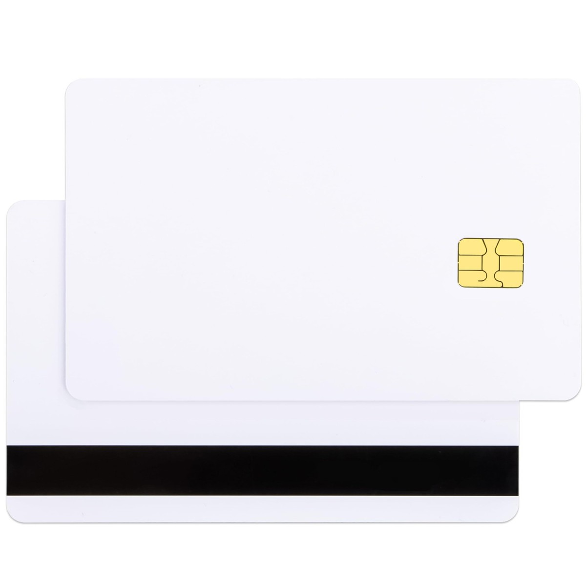 10 Pack SLE4442 Chip Blank Credit Cards with 2 Track Magnetic