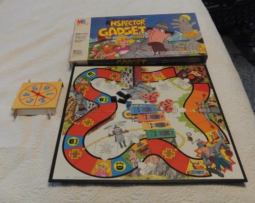 VINTAGE 1983 INSPECTOR GADGET BOARD GAME MILTON BRADLEY  COMPLETE