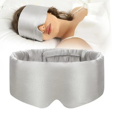 Silk Sleep Mask Soft Pressureless Sleeping Mask 100 Mulberry Silk for Eye Skin