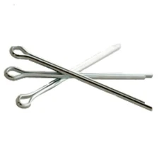 10 PCS Cotter Pins 1/4 x 1 Inch Extended Prong Square Cut Zinc Plated