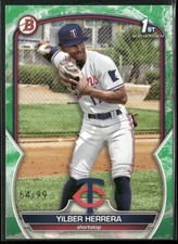 2023 Bowman #BP-86 Yilber Herrera Prospects Green Pattern #/99