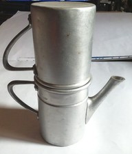 Antica Caffettiera Napoletana In Alluminio Vintage - Come Da Foto