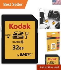 SDHC Card 32GB UHS-I U1 V10 , up to 85MB/s Read Speed, for Full HD Video and ...