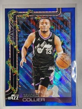 2025-26 Topps Holiday - Isaiah Collier #H105 Holiday Metallic Blue Glitter