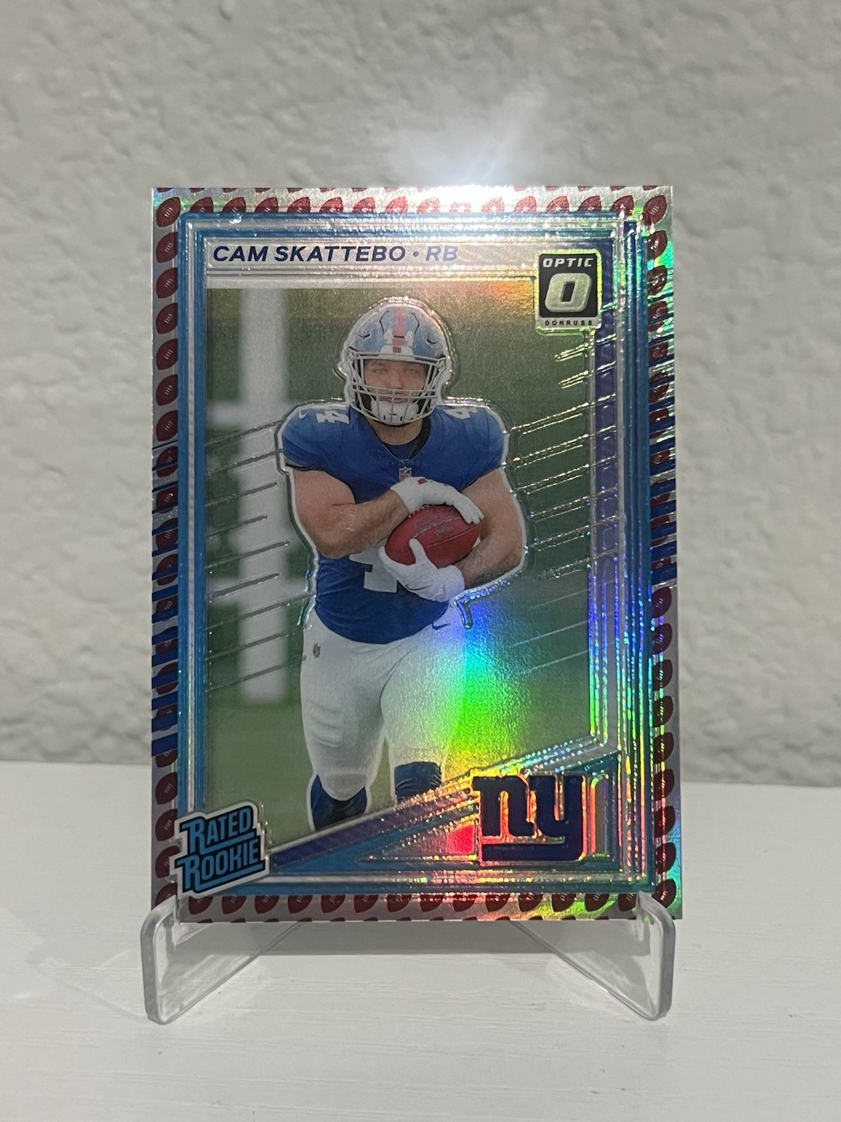 2025 Donruss Optic Preview CAM SKATTEBO Football Emoji SSP Rookie #302 RARE!!!